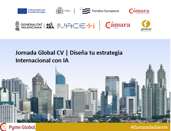 Diseña tu estrategia internacional con IA en la Jornada Global CV