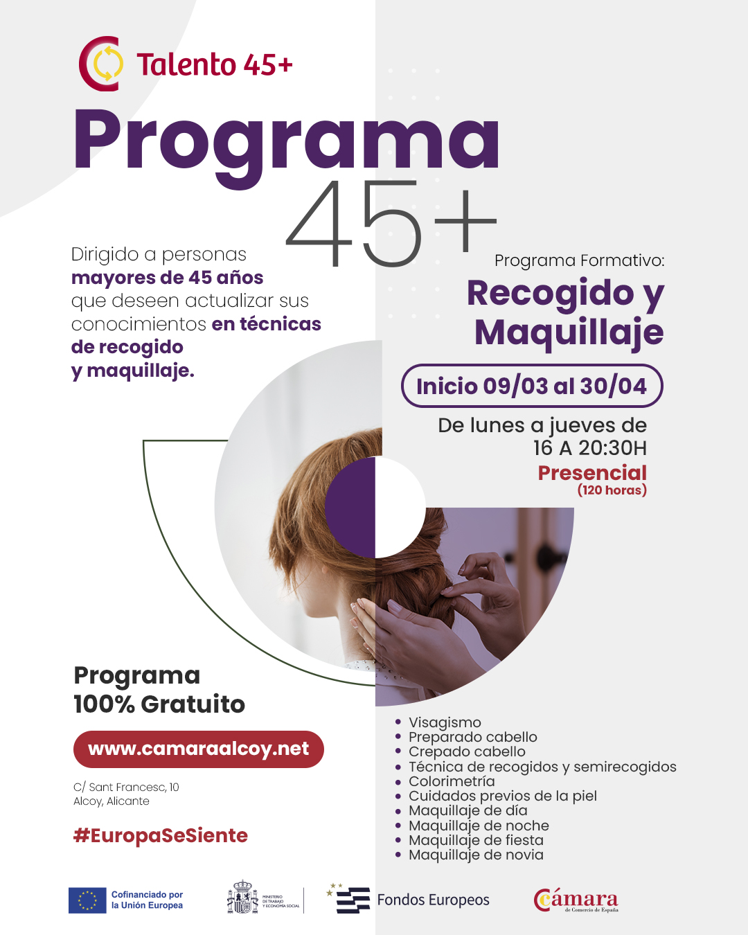 Programa Talento 45+: formación gratuita para actualizar conocimientos y potenciar el talento sénior