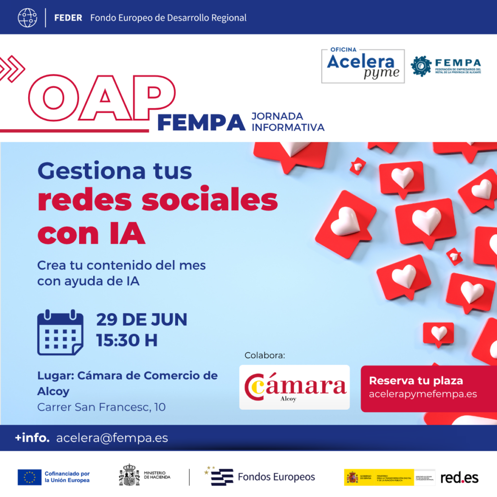 3 RRSS con IA Alcoy LinkedIn