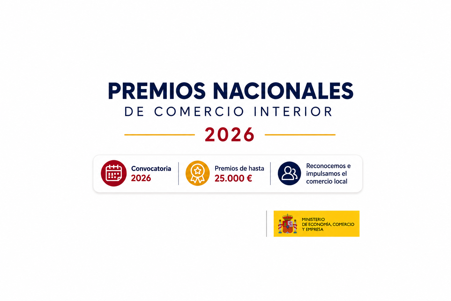 Premios Nacionales de Comercio Interior 2026: reconocimiento e impulso al comercio local